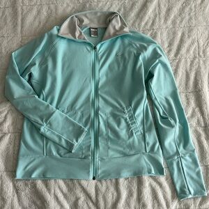 Nike fit dry bay blue full zip jacket - women’s size XL